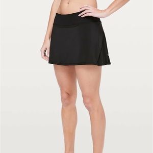 Play off the Pleats Mid-Rise Skirt